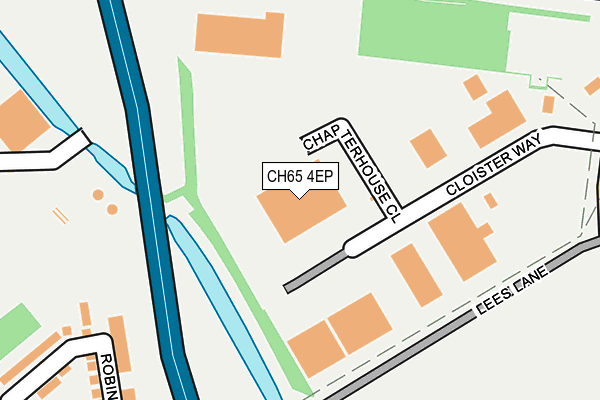 CH65 4EP map - OS OpenMap – Local (Ordnance Survey) CH65 4EP map - OS OpenMap – Local (Ordnance Survey)
