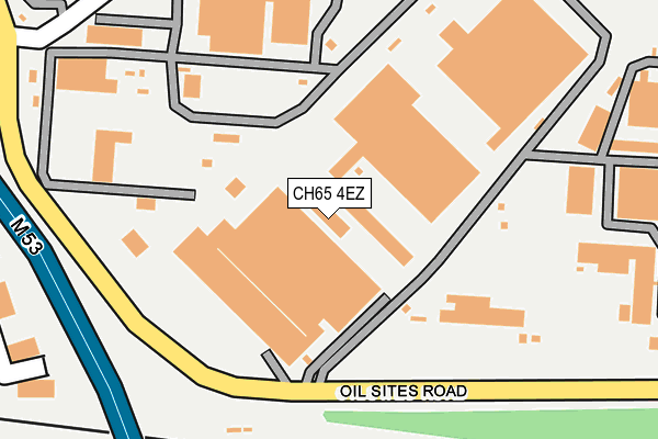CH65 4EZ map - OS OpenMap – Local (Ordnance Survey) CH65 4EZ map - OS OpenMap – Local (Ordnance Survey)