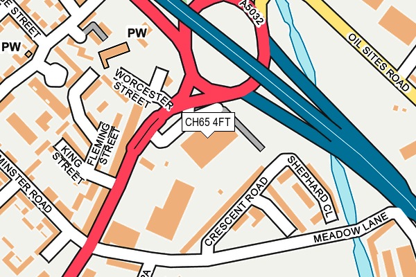 CH65 4FT map - OS OpenMap – Local (Ordnance Survey) CH65 4FT map - OS OpenMap – Local (Ordnance Survey)