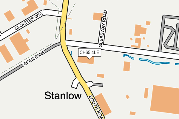 CH65 4LE map - OS OpenMap – Local (Ordnance Survey) CH65 4LE map - OS OpenMap – Local (Ordnance Survey)
