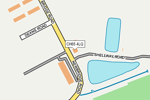 CH65 4LQ map - OS OpenMap – Local (Ordnance Survey)
