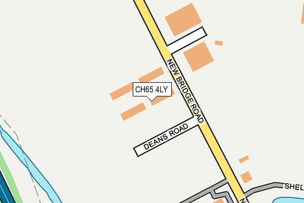 CH65 4LY map - OS OpenMap – Local (Ordnance Survey) CH65 4LY map - OS OpenMap – Local (Ordnance Survey)