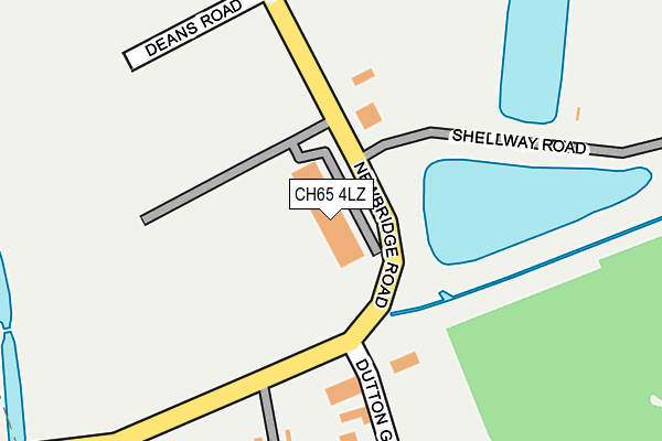 CH65 4LZ map - OS OpenMap – Local (Ordnance Survey) CH65 4LZ map - OS OpenMap – Local (Ordnance Survey)