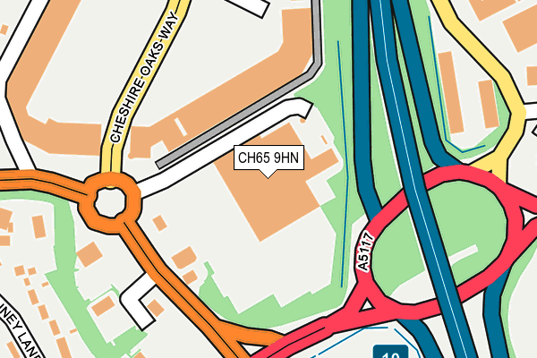 CH65 9HN map - OS OpenMap – Local (Ordnance Survey) CH65 9HN map - OS OpenMap – Local (Ordnance Survey)