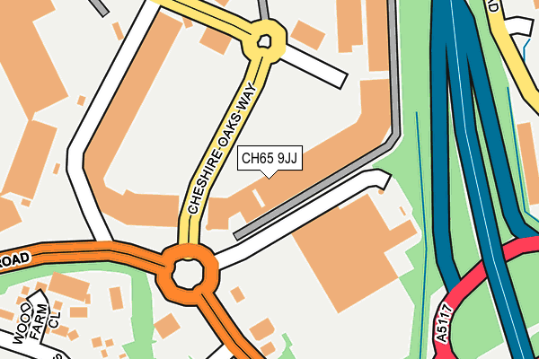 CH65 9JJ map - OS OpenMap – Local (Ordnance Survey) CH65 9JJ map - OS OpenMap – Local (Ordnance Survey)