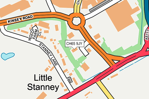 CH65 9JY map - OS OpenMap – Local (Ordnance Survey) CH65 9JY map - OS OpenMap – Local (Ordnance Survey)