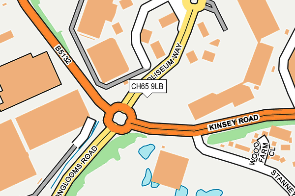 CH65 9LB map - OS OpenMap – Local (Ordnance Survey) CH65 9LB map - OS OpenMap – Local (Ordnance Survey)