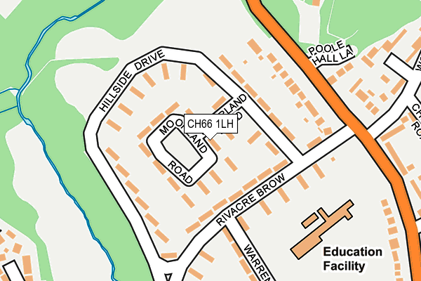 CH66 1LH map - OS OpenMap – Local (Ordnance Survey) CH66 1LH map - OS OpenMap – Local (Ordnance Survey)