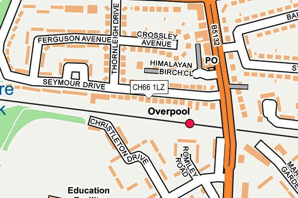 CH66 1LZ map - OS OpenMap – Local (Ordnance Survey) CH66 1LZ map - OS OpenMap – Local (Ordnance Survey)