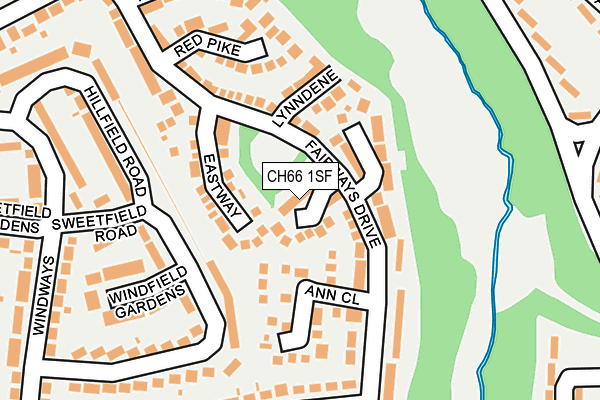 CH66 1SF map - OS OpenMap – Local (Ordnance Survey) CH66 1SF map - OS OpenMap – Local (Ordnance Survey)
