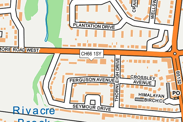 CH66 1SY map - OS OpenMap – Local (Ordnance Survey) CH66 1SY map - OS OpenMap – Local (Ordnance Survey)