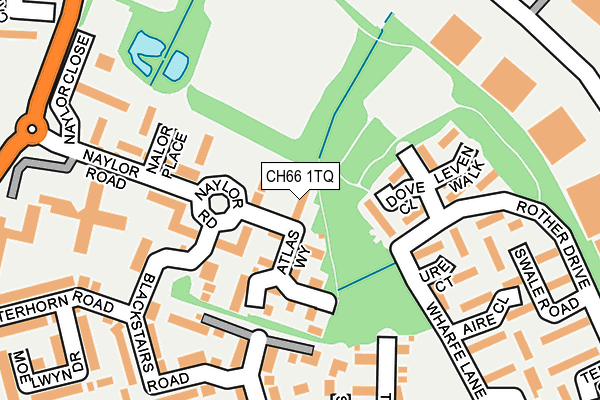 CH66 1TQ map - OS OpenMap – Local (Ordnance Survey) CH66 1TQ map - OS OpenMap – Local (Ordnance Survey)