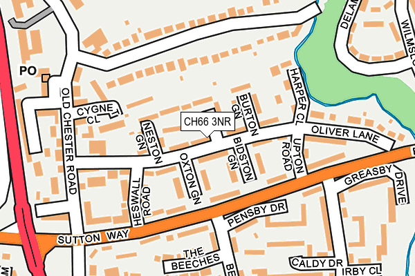 CH66 3NR map - OS OpenMap – Local (Ordnance Survey) CH66 3NR map - OS OpenMap – Local (Ordnance Survey)