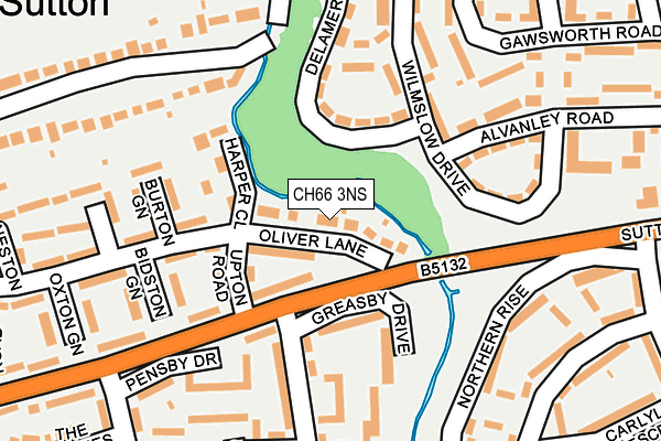 CH66 3NS map - OS OpenMap – Local (Ordnance Survey) CH66 3NS map - OS OpenMap – Local (Ordnance Survey)