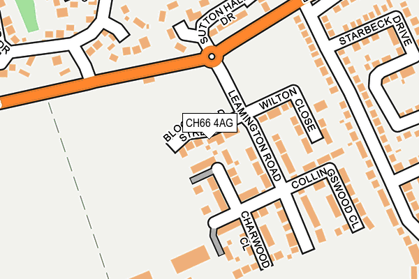 CH66 4AG map - OS OpenMap – Local (Ordnance Survey) CH66 4AG map - OS OpenMap – Local (Ordnance Survey)