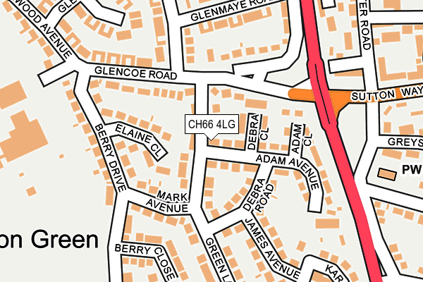 CH66 4LG map - OS OpenMap – Local (Ordnance Survey) CH66 4LG map - OS OpenMap – Local (Ordnance Survey)