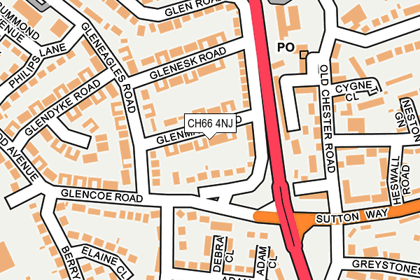 CH66 4NJ map - OS OpenMap – Local (Ordnance Survey) CH66 4NJ map - OS OpenMap – Local (Ordnance Survey)
