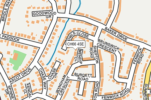 CH66 4SE map - OS OpenMap – Local (Ordnance Survey) CH66 4SE map - OS OpenMap – Local (Ordnance Survey)