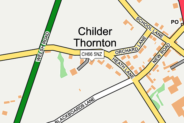 CH66 5NZ map - OS OpenMap – Local (Ordnance Survey) CH66 5NZ map - OS OpenMap – Local (Ordnance Survey)
