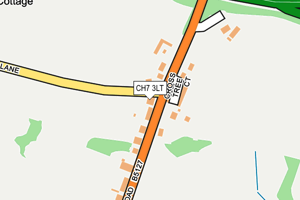 CH7 3LT map - OS OpenMap – Local (Ordnance Survey) CH7 3LT map - OS OpenMap – Local (Ordnance Survey)