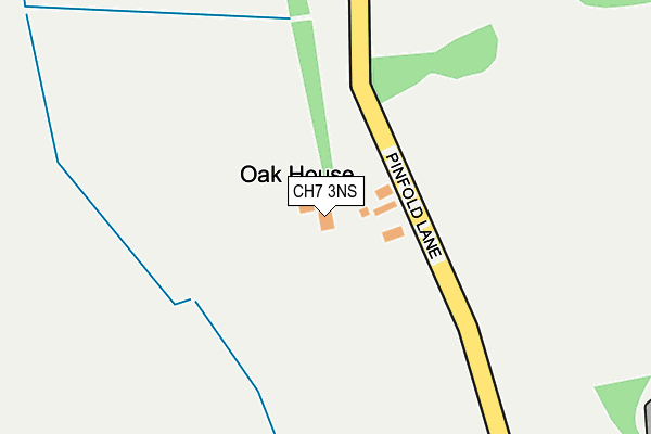 CH7 3NS map - OS OpenMap – Local (Ordnance Survey) CH7 3NS map - OS OpenMap – Local (Ordnance Survey)