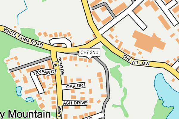 CH7 3NU map - OS OpenMap – Local (Ordnance Survey) CH7 3NU map - OS OpenMap – Local (Ordnance Survey)