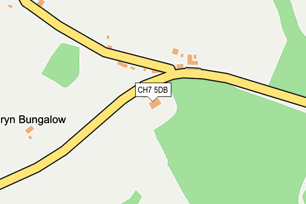 CH7 5DB map - OS OpenMap – Local (Ordnance Survey) CH7 5DB map - OS OpenMap – Local (Ordnance Survey)