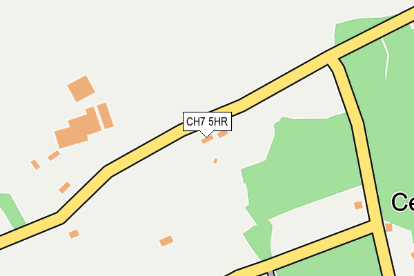 CH7 5HR map - OS OpenMap – Local (Ordnance Survey) CH7 5HR map - OS OpenMap – Local (Ordnance Survey)