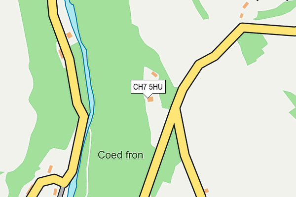 CH7 5HU map - OS OpenMap – Local (Ordnance Survey) CH7 5HU map - OS OpenMap – Local (Ordnance Survey)