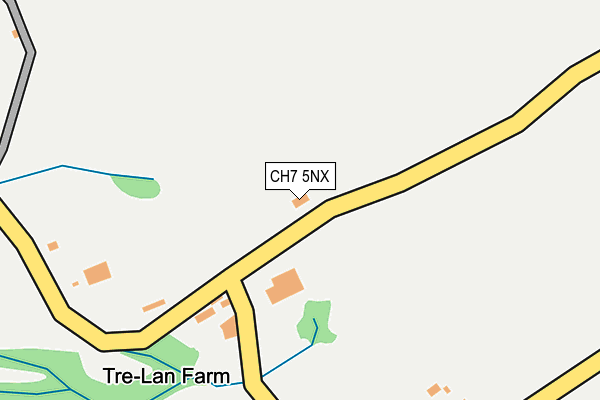 CH7 5NX map - OS OpenMap – Local (Ordnance Survey) CH7 5NX map - OS OpenMap – Local (Ordnance Survey)