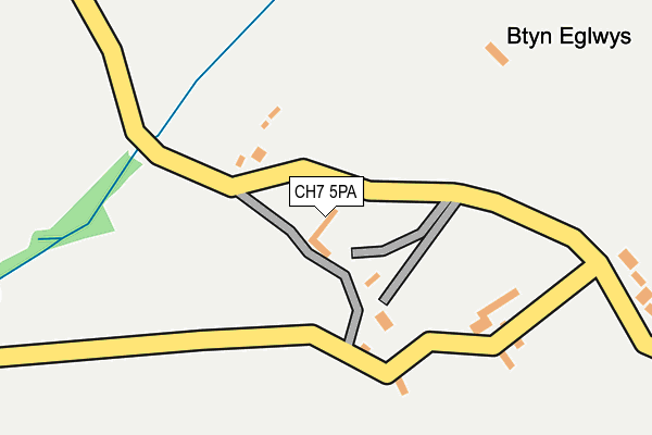CH7 5PA map - OS OpenMap – Local (Ordnance Survey) CH7 5PA map - OS OpenMap – Local (Ordnance Survey)