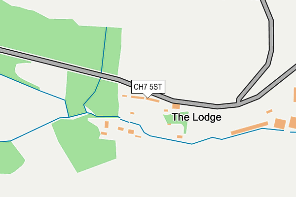 CH7 5ST map - OS OpenMap – Local (Ordnance Survey) CH7 5ST map - OS OpenMap – Local (Ordnance Survey)