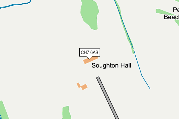 CH7 6AB map - OS OpenMap – Local (Ordnance Survey) CH7 6AB map - OS OpenMap – Local (Ordnance Survey)