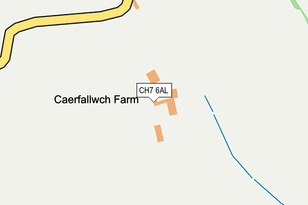 CH7 6AL map - OS OpenMap – Local (Ordnance Survey) CH7 6AL map - OS OpenMap – Local (Ordnance Survey)