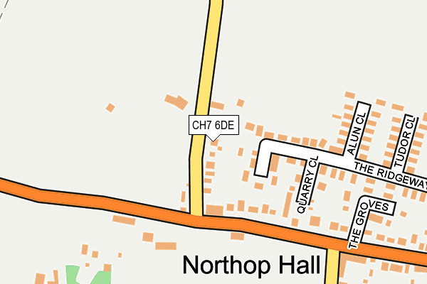 CH7 6DE map - OS OpenMap – Local (Ordnance Survey) CH7 6DE map - OS OpenMap – Local (Ordnance Survey)