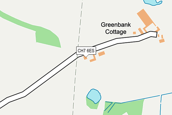 CH7 6ES map - OS OpenMap – Local (Ordnance Survey) CH7 6ES map - OS OpenMap – Local (Ordnance Survey)