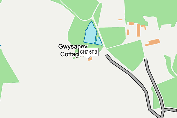CH7 6PB map - OS OpenMap – Local (Ordnance Survey) CH7 6PB map - OS OpenMap – Local (Ordnance Survey)