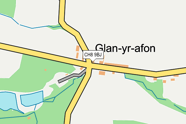 CH8 9BJ map - OS OpenMap – Local (Ordnance Survey) CH8 9BJ map - OS OpenMap – Local (Ordnance Survey)
