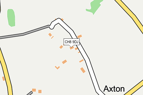 CH8 9DJ map - OS OpenMap – Local (Ordnance Survey) CH8 9DJ map - OS OpenMap – Local (Ordnance Survey)