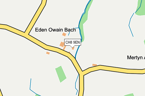 CH8 9EN map - OS OpenMap – Local (Ordnance Survey) CH8 9EN map - OS OpenMap – Local (Ordnance Survey)