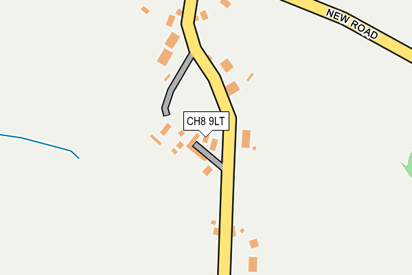 CH8 9LT map - OS OpenMap – Local (Ordnance Survey) CH8 9LT map - OS OpenMap – Local (Ordnance Survey)