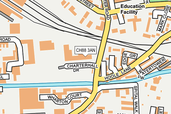 CH88 3AN map - OS OpenMap – Local (Ordnance Survey) CH88 3AN map - OS OpenMap – Local (Ordnance Survey)