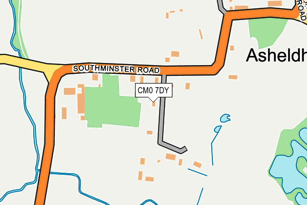 CM0 7DY map - OS OpenMap – Local (Ordnance Survey) CM0 7DY map - OS OpenMap – Local (Ordnance Survey)