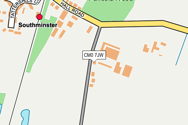 CM0 7JW map - OS OpenMap – Local (Ordnance Survey) CM0 7JW map - OS OpenMap – Local (Ordnance Survey)
