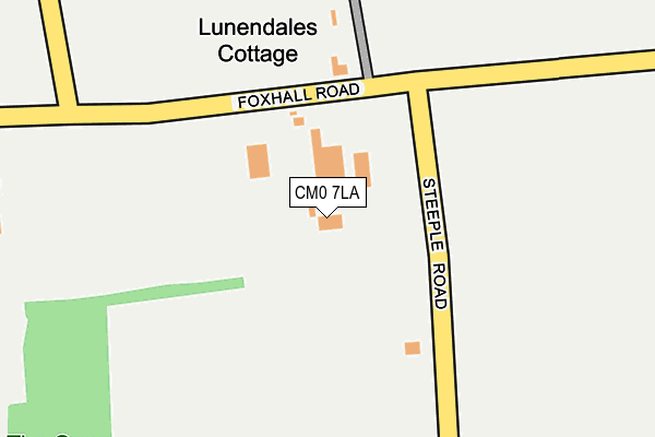 CM0 7LA map - OS OpenMap – Local (Ordnance Survey) CM0 7LA map - OS OpenMap – Local (Ordnance Survey)
