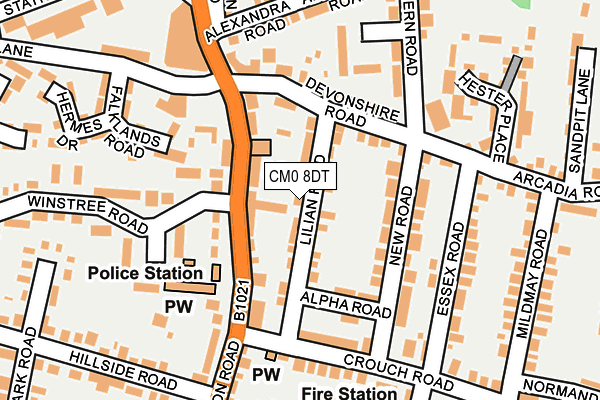 CM0 8DT map - OS OpenMap – Local (Ordnance Survey) CM0 8DT map - OS OpenMap – Local (Ordnance Survey)