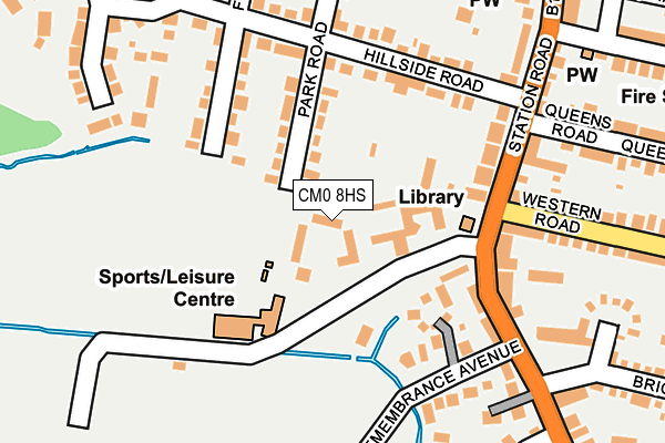 CM0 8HS map - OS OpenMap – Local (Ordnance Survey) CM0 8HS map - OS OpenMap – Local (Ordnance Survey)