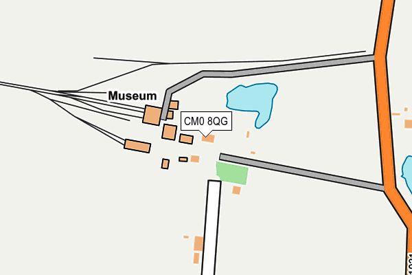 CM0 8QG map - OS OpenMap – Local (Ordnance Survey)