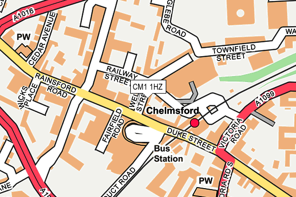 CM1 1HZ map - OS OpenMap – Local (Ordnance Survey) CM1 1HZ map - OS OpenMap – Local (Ordnance Survey)