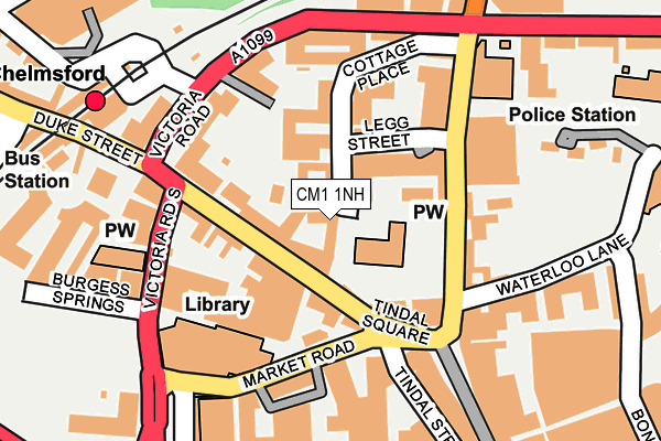 CM1 1NH map - OS OpenMap – Local (Ordnance Survey) CM1 1NH map - OS OpenMap – Local (Ordnance Survey)